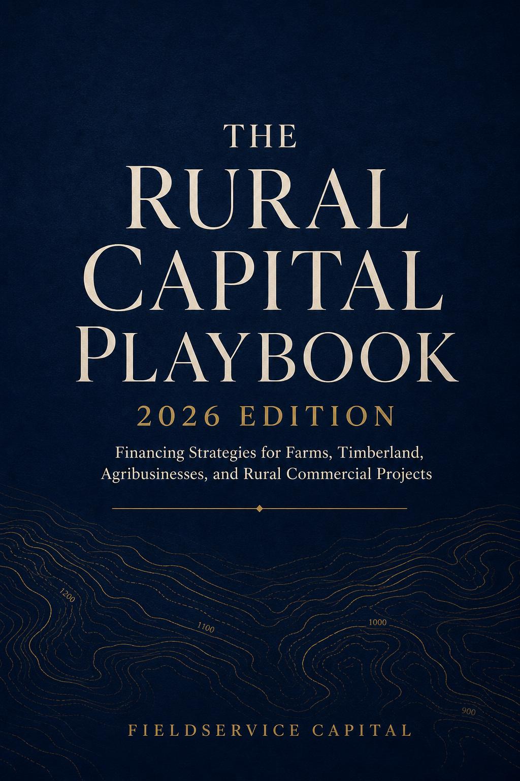 The Rural Capital Playbook 2026 Edition cover